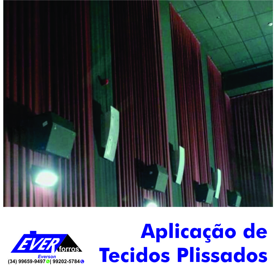 tecidos plissados